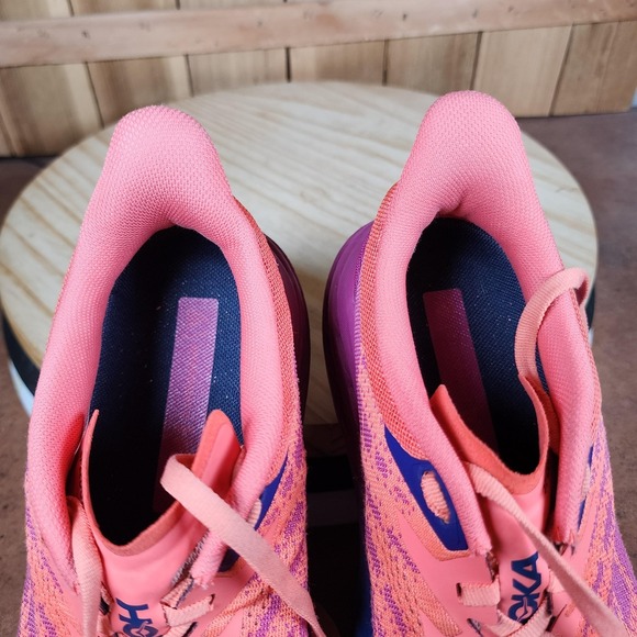 Hoka One One Speedgoat 5 Shoes Womens 9 Pink Trail Running Sneakers 1123158 FCM - Picture 9 of 10